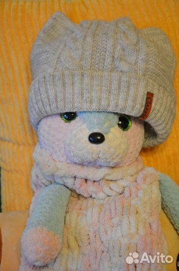 Теплая зимняя шапка 54-56