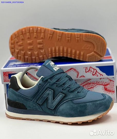 Кроссовки New Balance 574 Blue (Арт.45836)