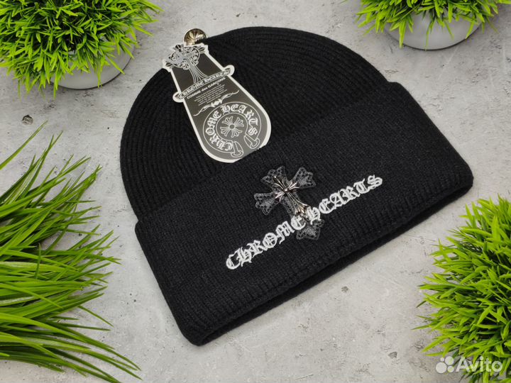 Шапка Chrome Hearts черная