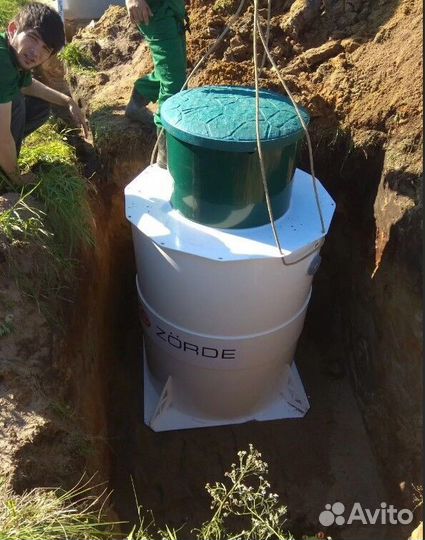 Септик монтаж в 1 день