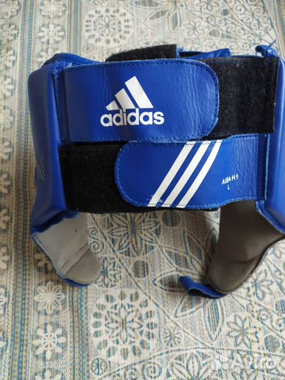 Боксерский шлем adidas (синий), размер: L