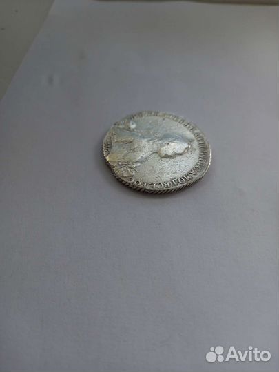 1 рубль 1769 серебро Е II
