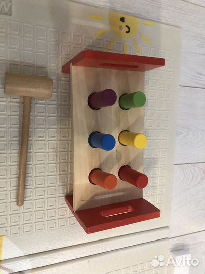 Развивающие игрушки деревянные 1-2 года