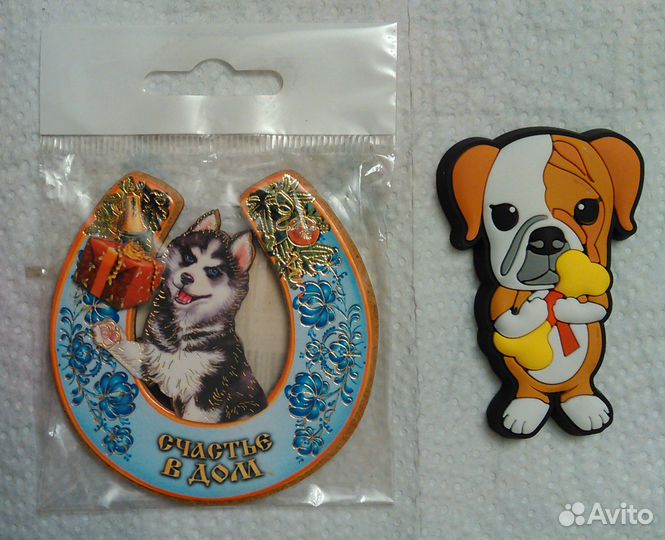 Магниты с собаками на холодильник 7 см
