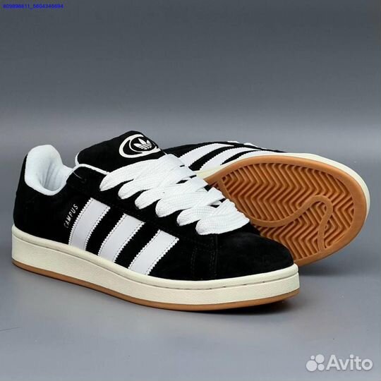 Кроссовки Adidas Campus Black (Арт.89043)