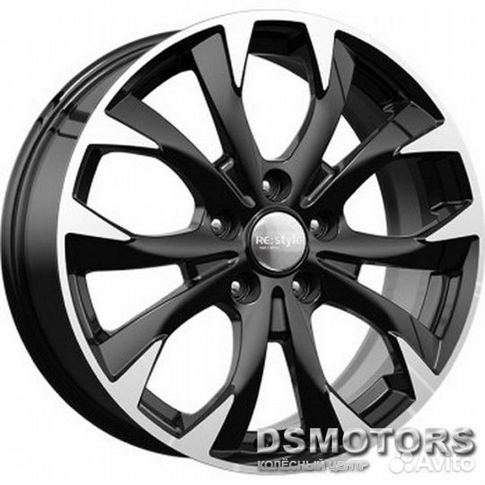 Диски кс740 7.0/17 5x114.3 ET50 d67.1 алмаз чёрный