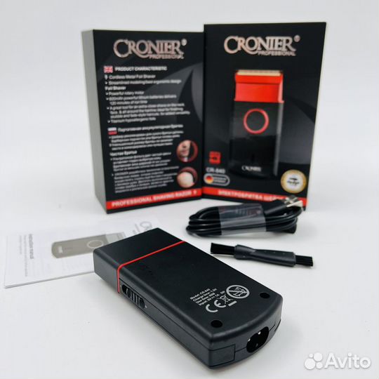 Шейвер Cronier CR-840 для чистого и сухого бритья