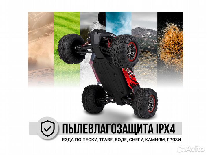 Радиоуправляемая машинка монстр,1:10, 40км/ч, 4WD