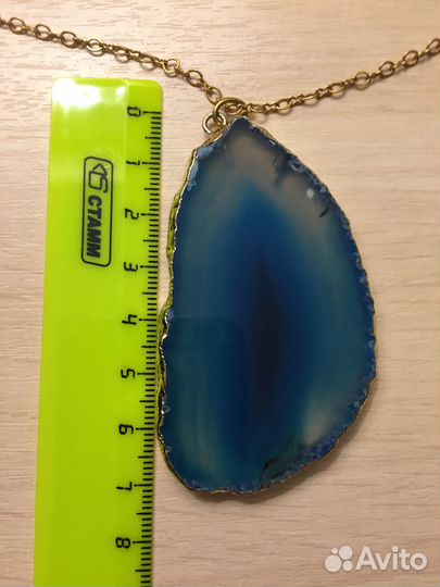 Кулон друза Агата на цепочке 80 см