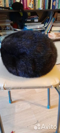 Берет женский зимний норковый