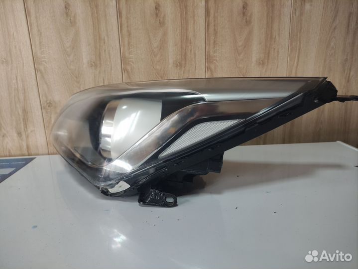 Левая фара на Hyundai Solaris 1 рестайлинг