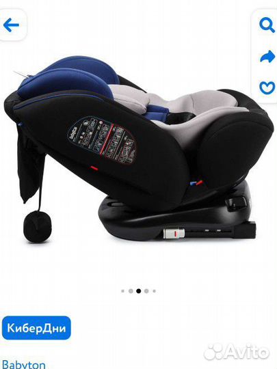 Автокресло Babyton multi stage 0+/1/2/3/ isofix