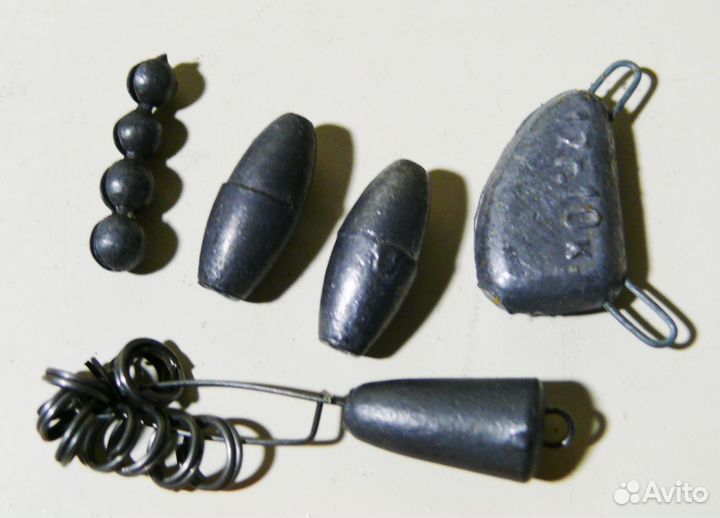 Вертлюжки, поплавки, грузила советские