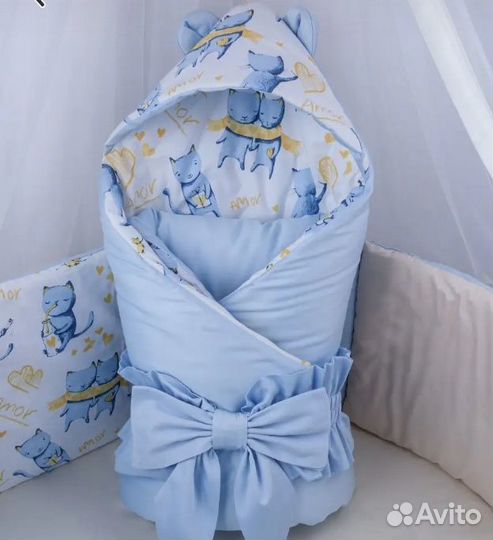 Конверт на выписку для мальчика весна осень