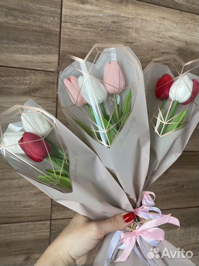 Тюльпаны силиконовые