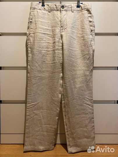 Льняные брюки Mango