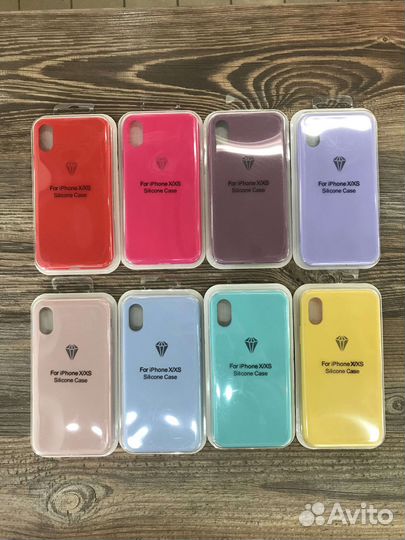 Чехол Silicone case iPhone X/XS