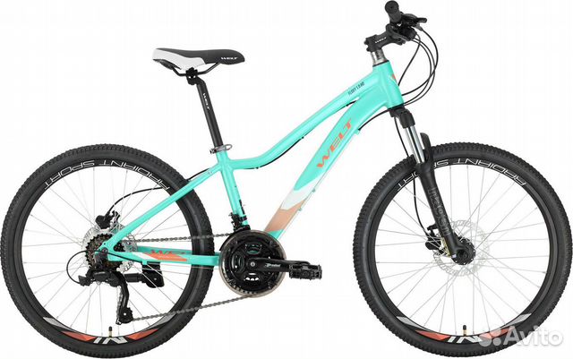 Велосипед welt Floxy 1.0 HD 24 (2022) Mint Green S