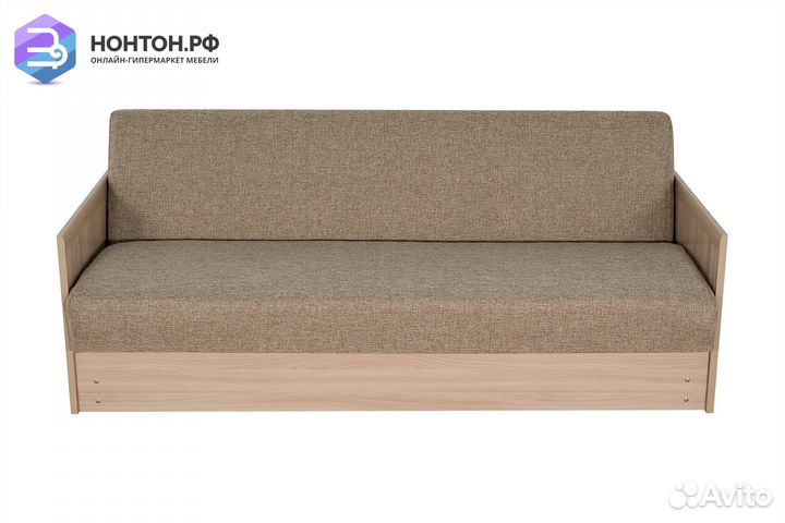 Диван книжка Ручеек-Ламино темно-бежевый