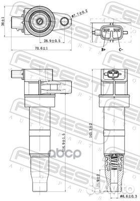 Катушка зажигания 12640007 Febest