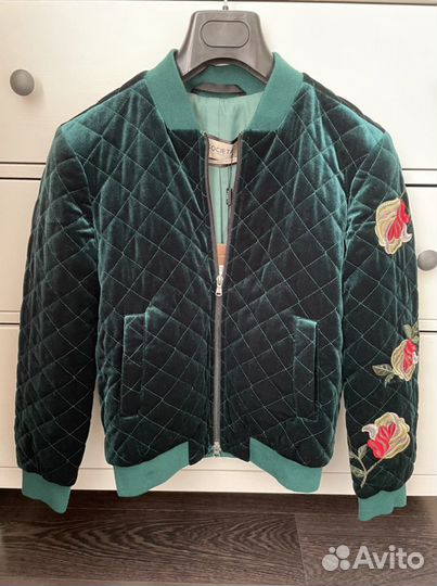 Бомбер бархатный Societa