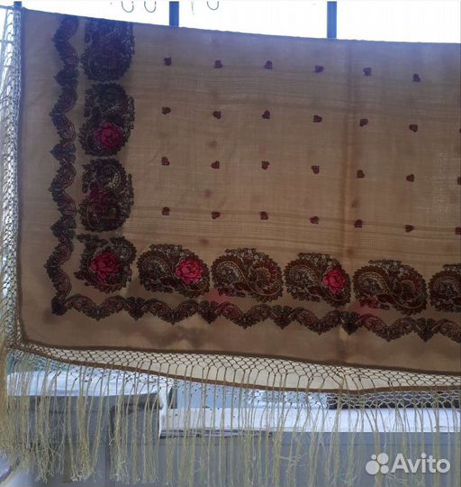 Платок шерстяной винтаж