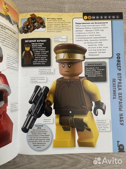 Книга Lego по минифигуркам Звёздных войн