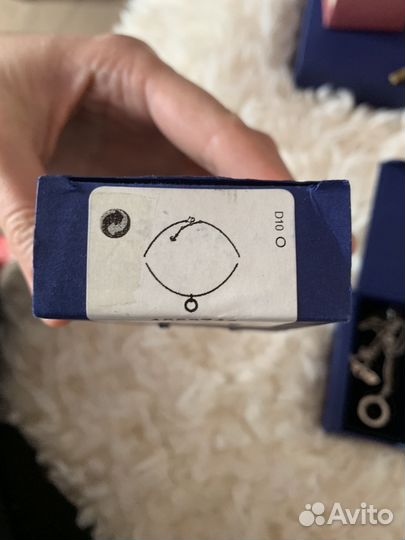 Кулон с цепочкой Swarovski