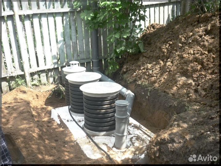 Установка септика. Рассрочка 12 мес