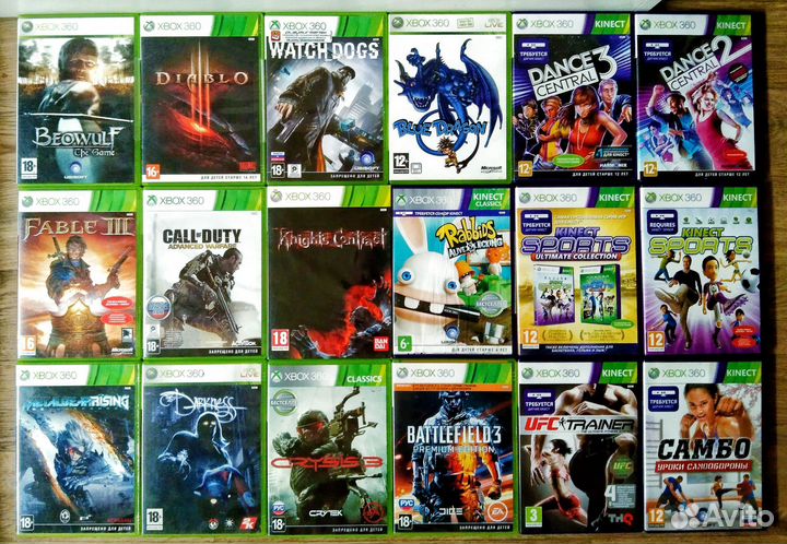 Игры на Xbox 360 лицензия