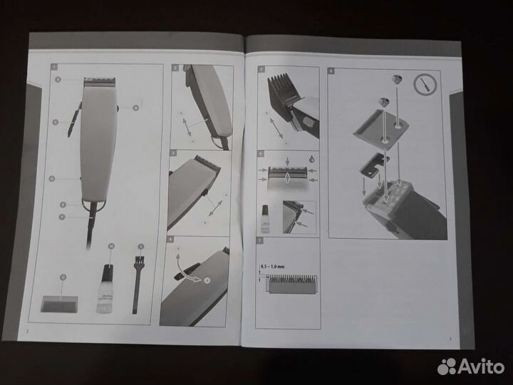 Машинка для стрижки волос профессиональная мозер