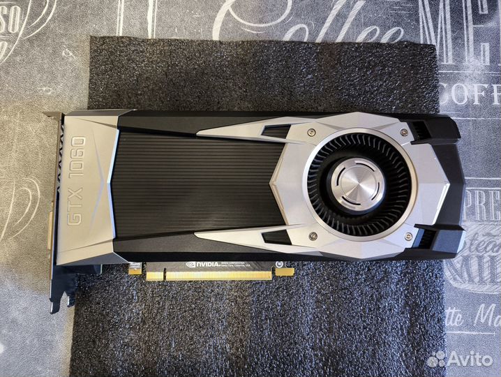 Видеокарта Nvidia GTX 1060 Founders Edition 6 Гб