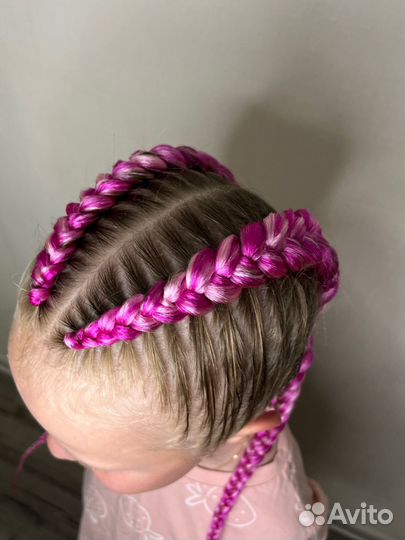 Афрокосы косы с канекалоном брейды