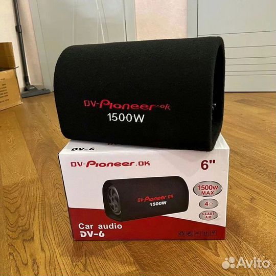 Активный сабвуфер Pioneer dv-6 1500W с усилителем