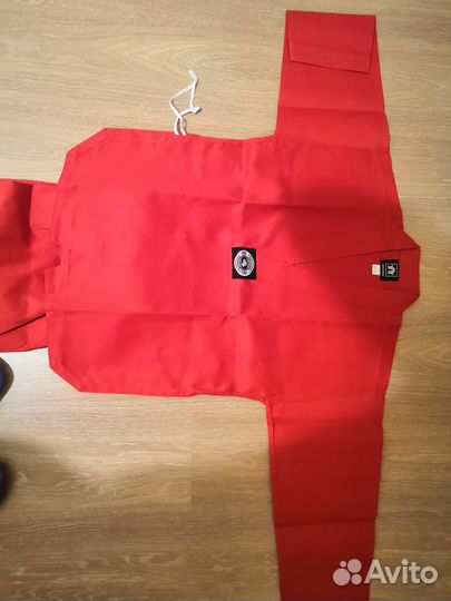 Добок для тхэквондо красный