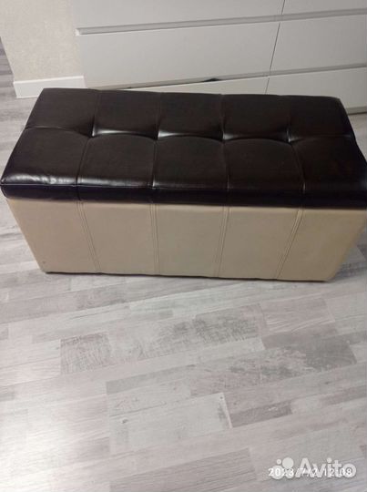 Пуфик в прихожую с ящиком бу