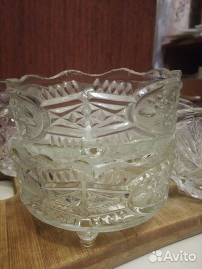 Вазы хрустальные