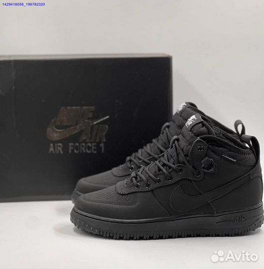 Кроссовки Nike Air Force 1 Duckboot (с мехом) (Арт.43614)