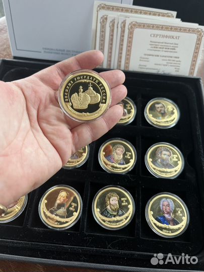 Коллекция медалей Великие государи России