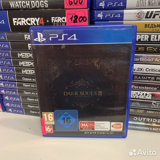 Dark souls 3 the fire fades PS4