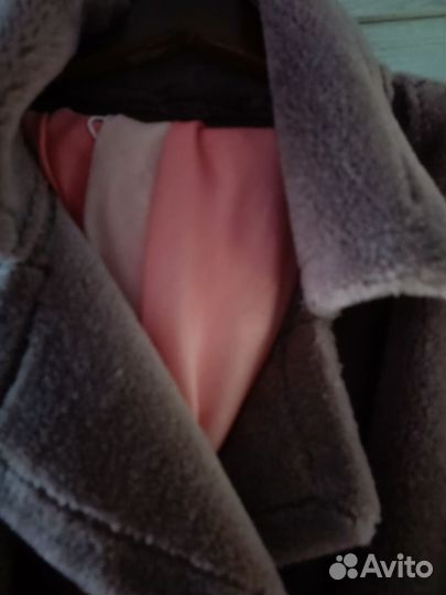 Пальто из экомеха