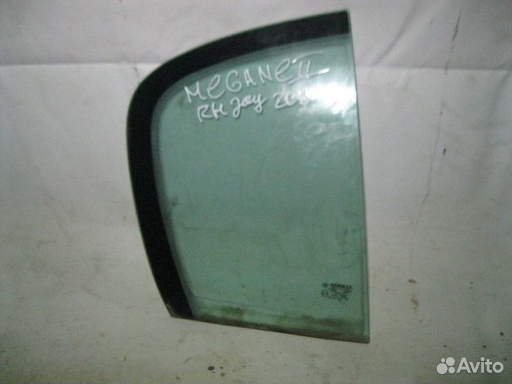 Стекло двери задней правой (форточка) Renault Mega
