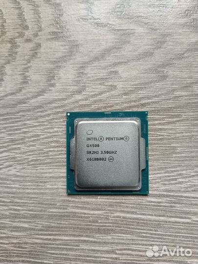 Процессор Pentium g4500