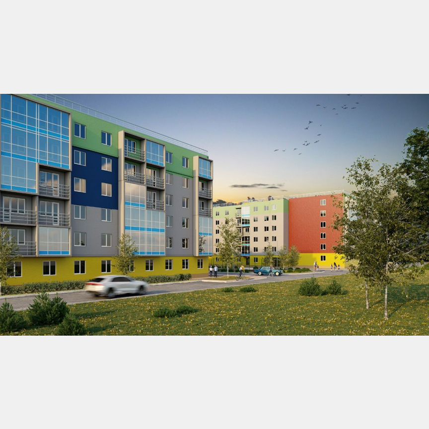 Квартира-студия, 25,2 м², 1/3 эт.