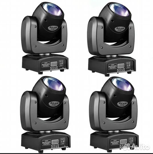 Прожектор голова beam 90W rgbw 4 in 1 dmx 4 шт