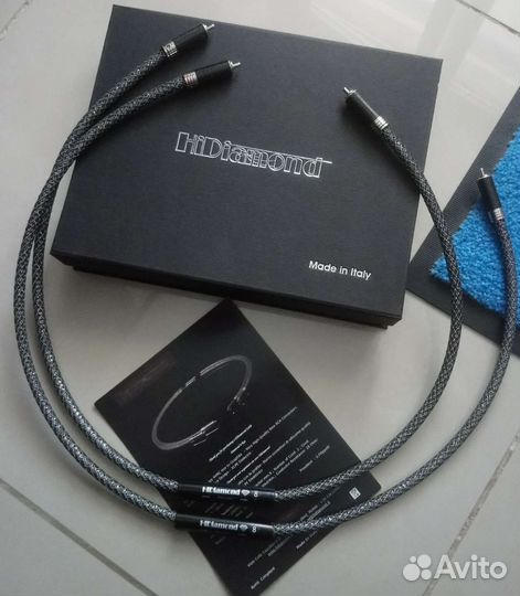 Межблочный кабель,2x Hi Diamond 8 RCA