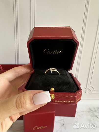 Кольцо Картье Гвоздь Cartier золото с бриллиантами