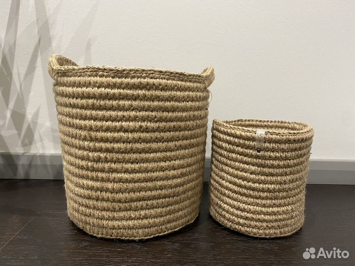 Корзина из джута