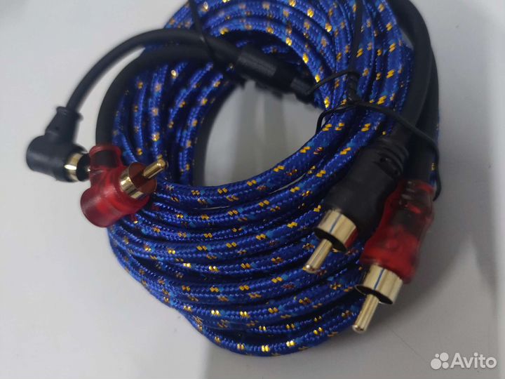 Межблочный кабель 2rca-2rca, 5 метров