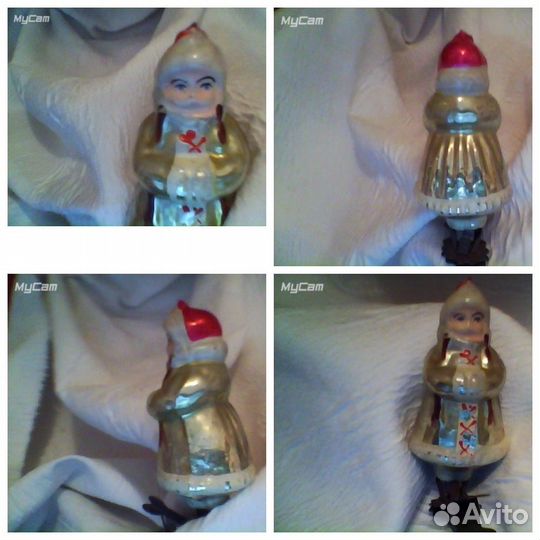 Елочные игрушки-прищепки СССР